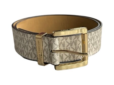 Belt Designer By Michael Kors in Cream Size: S on Sale