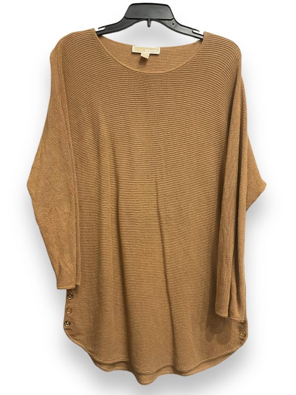 Top Long Sleeve Basic By Michael By Michael Kors In Brown, Size: L For Discount