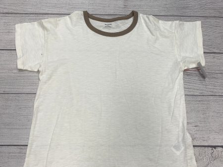 Top Short Sleeve Basic By Madewell In White, Size: L Supply