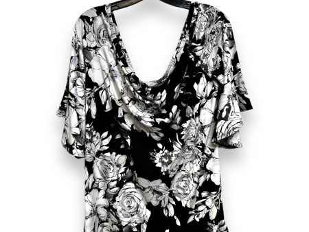 Top 3 4 Sleeve By Clothes Mentor In Black White, Size: Xl Online Hot Sale