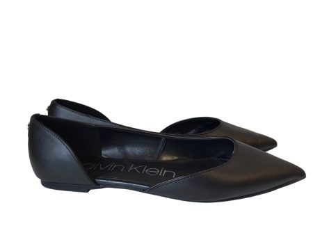 Shoes Flats By Calvin Klein In Black, Size:8.5 Supply