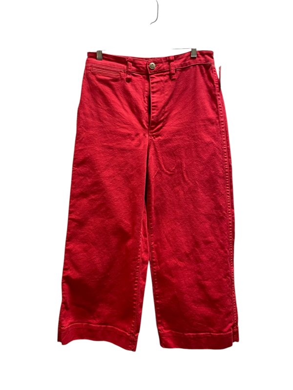 Pants Dress By Madewell In Red, Size: 4 For Discount