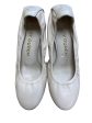 Cream Shoes Heels Block Tory Burch, Size 8 For Discount