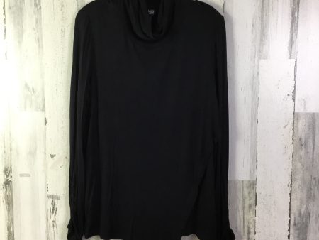 Top Long Sleeve Basic By Jones New York In Black, Size: L Cheap