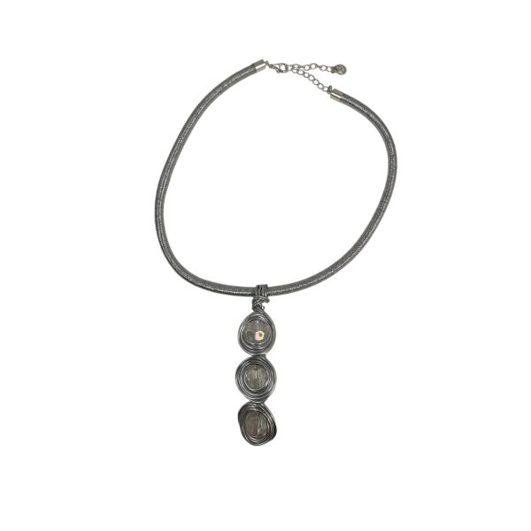 Necklace Lariat & Y-Drop By JV In Silver Online Hot Sale