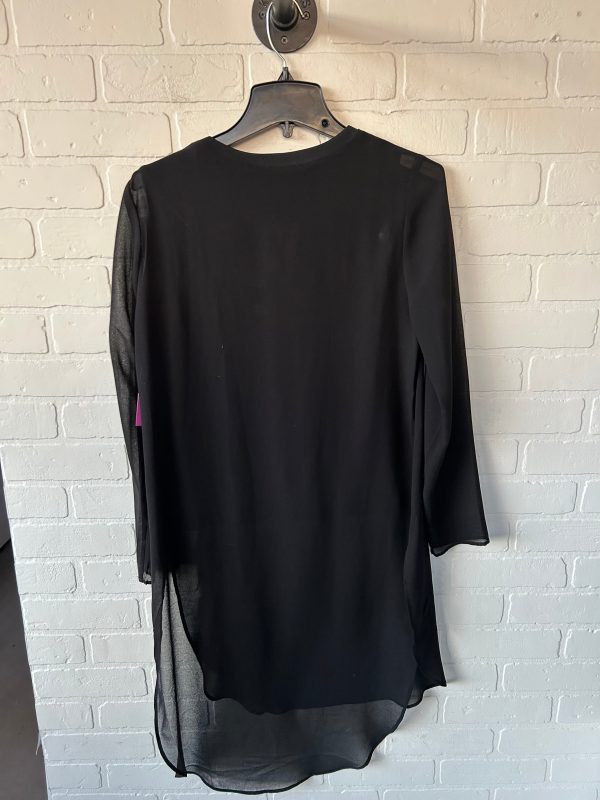 Tunic Long Sleeve By Dex In Black, Size: S Online Sale