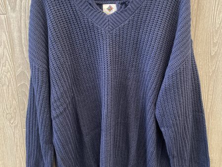 Sweater By Clothes Mentor In Navy, Size: 2x Discount