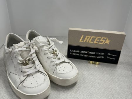 Shoes Luxury Designer By Golden Goose In White, Size: 10 Sale