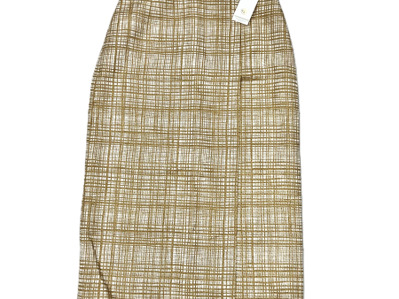 Skirt Designer By Tory Burch In Tan & White, Size: 00 Fashion