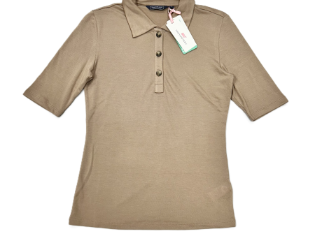 Top Short Sleeve By Vineyard Vines In Brown, Size: S For Discount