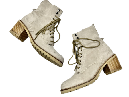 Boots Leather In Taupe, Size: 10 Online