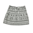 Skirt Luxury Designer By Emporio Armani In Grey & White, Size: 6 on Sale