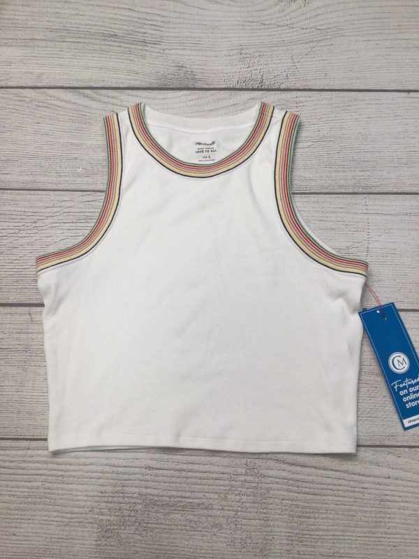 Top Sleeveless Basic By Madewell In White, Size: L Hot on Sale