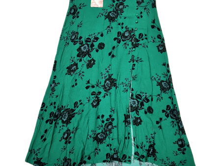 Skirt Maxi By Band Of The Free In Black & Green, Size: L Sale