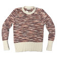 Sweater By Loft In Cream & Red, Size: S Online Hot Sale