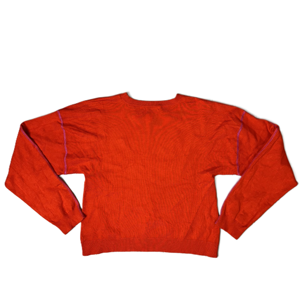 Sweater By 525 In Orange, Size: S For Discount