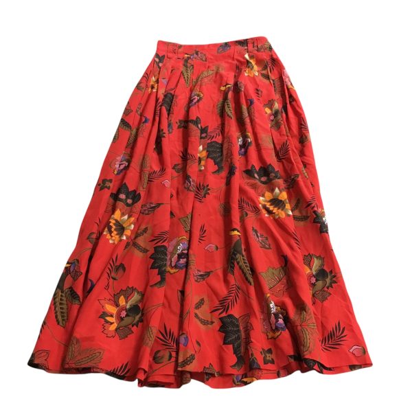 Skirt Maxi By Ellen Tracy In Red, Size: 4 Online Sale