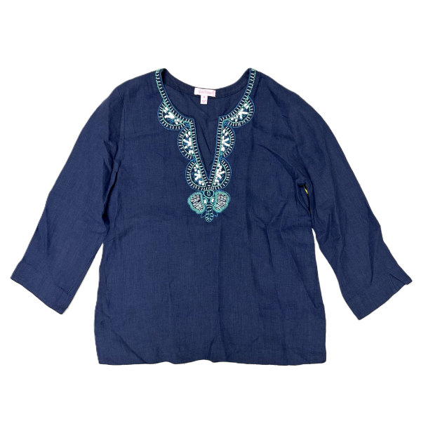 Tunic Designer By Lilly Pulitzer In Navy, Size: M For Discount