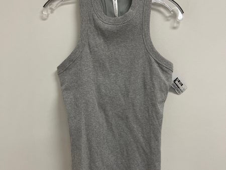 Athletic Tank Top By Fabletics In Grey, Size: L Sale