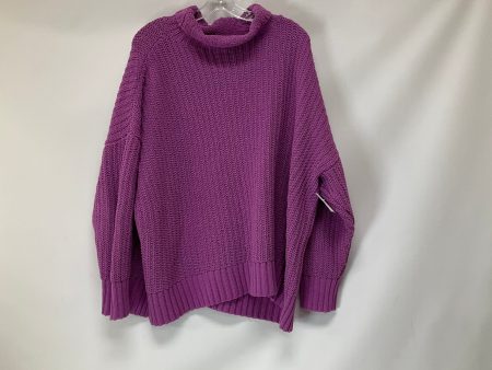 Sweater By Aerie In Purple, Size: L Cheap