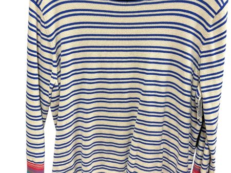 Sweater By Cabi In Blue & White, Size: M on Sale