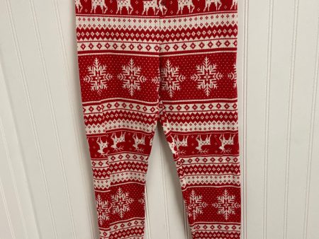 Pants Lounge By Old Navy In Red & White, Size: S Hot on Sale